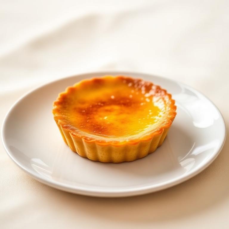 Crème brûlée tart